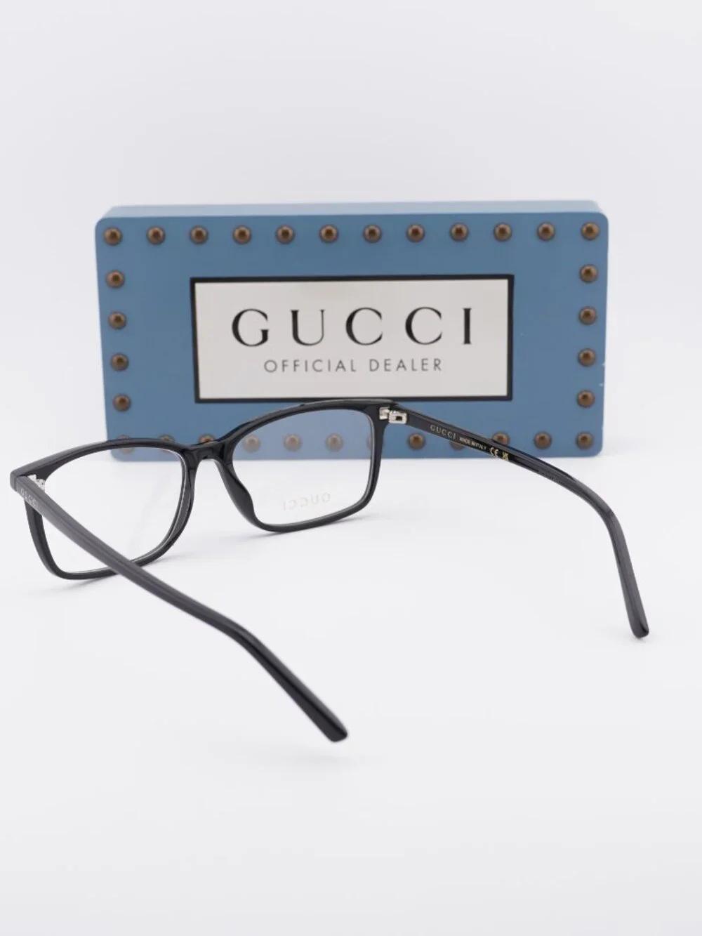 Gucci GG1997O 005 Rectangle 57mm Eyeglasses - Black